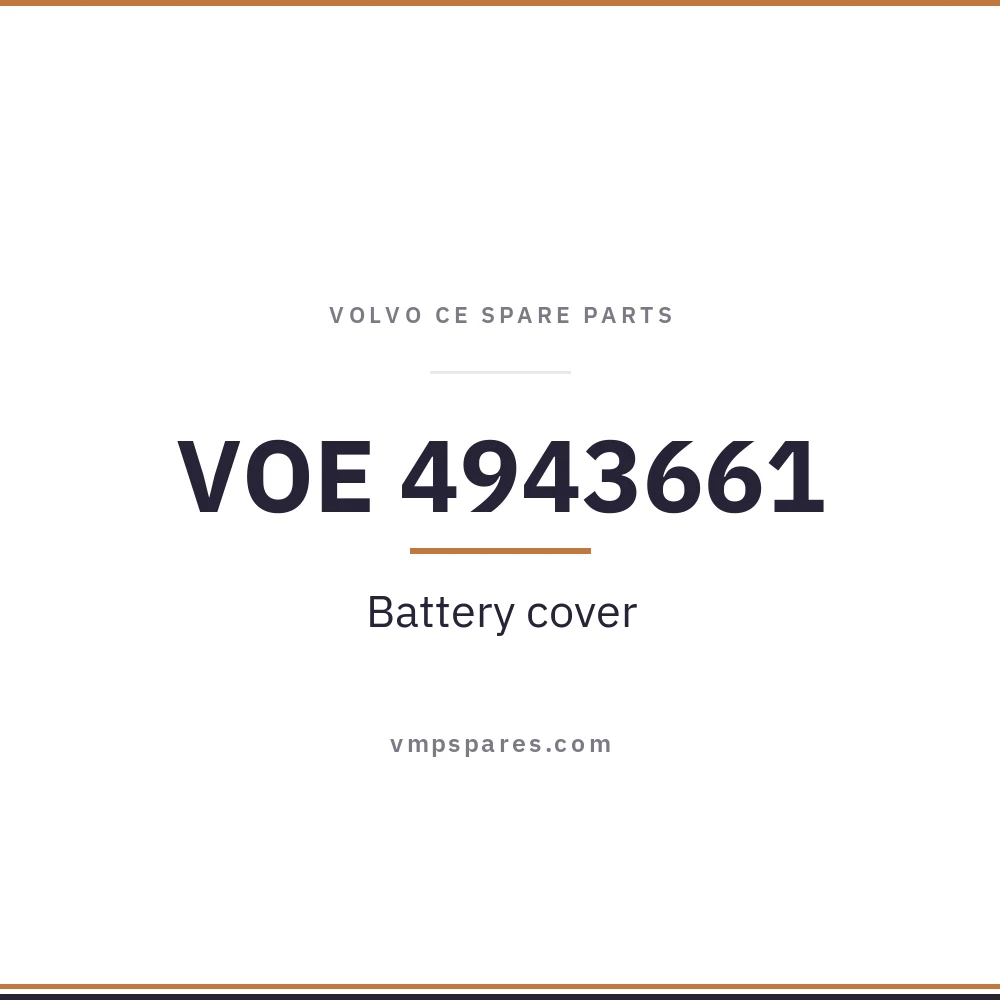 VOE 4943661 – Battery cover