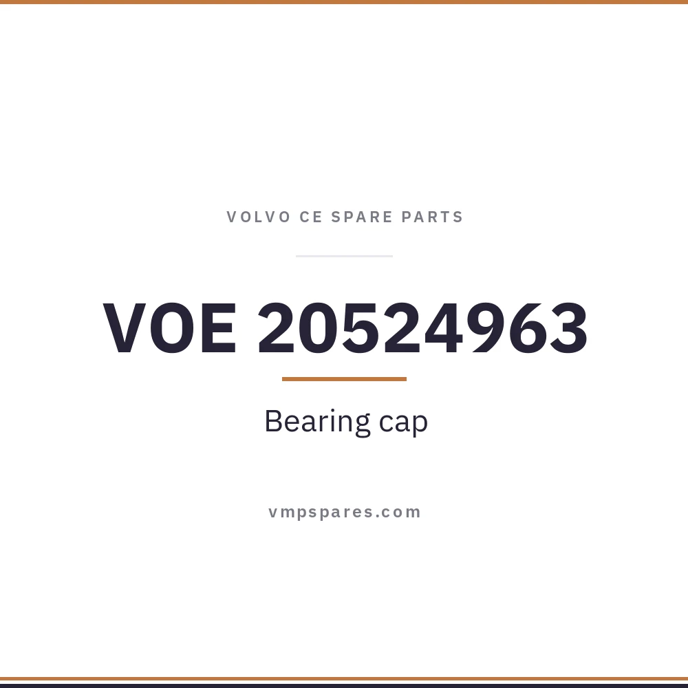 VOE 20524963 – Bearing cap