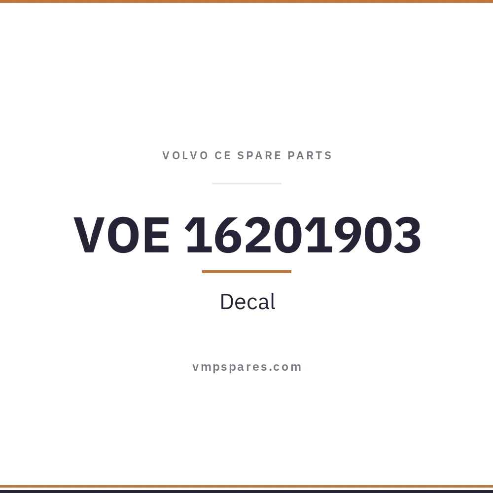 VOE 16201903 – Decal