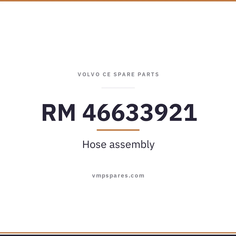 RM 46633921 – Hose assembly