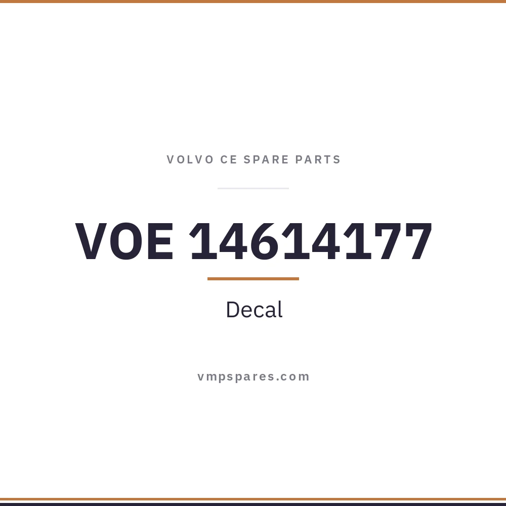 VOE 14614177 – Decal