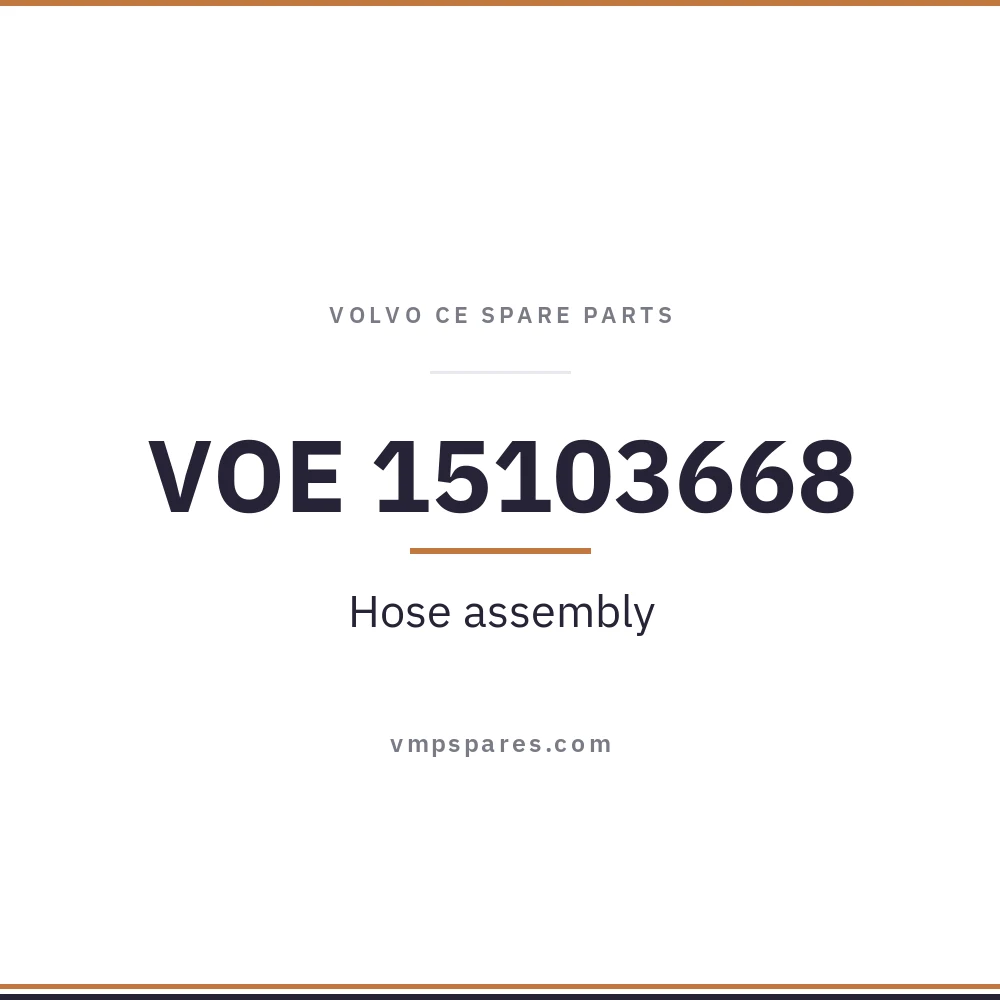 VOE 15103668 – Hose assembly