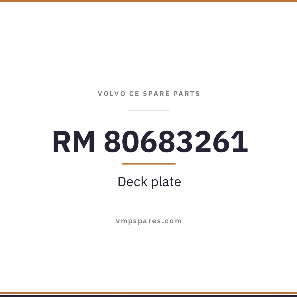 RM 80683261 – Deck plate