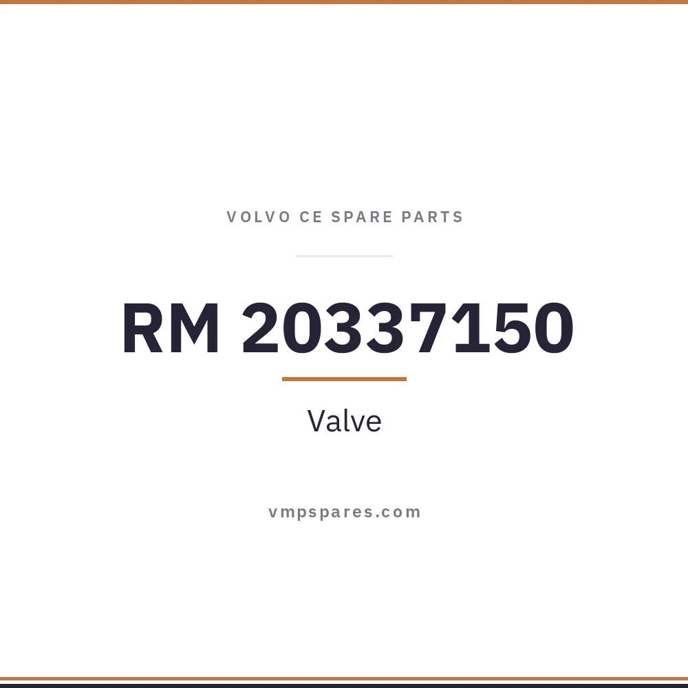 RM 20337150 – Valve