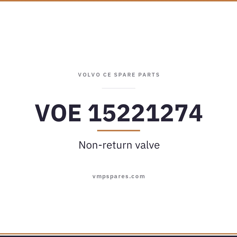 VOE 15221274 – Non-return valve