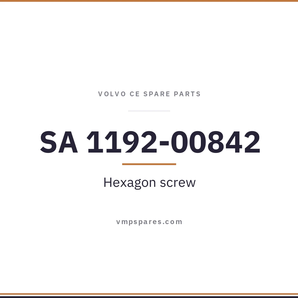 SA 1192-00842 – Hexagon screw