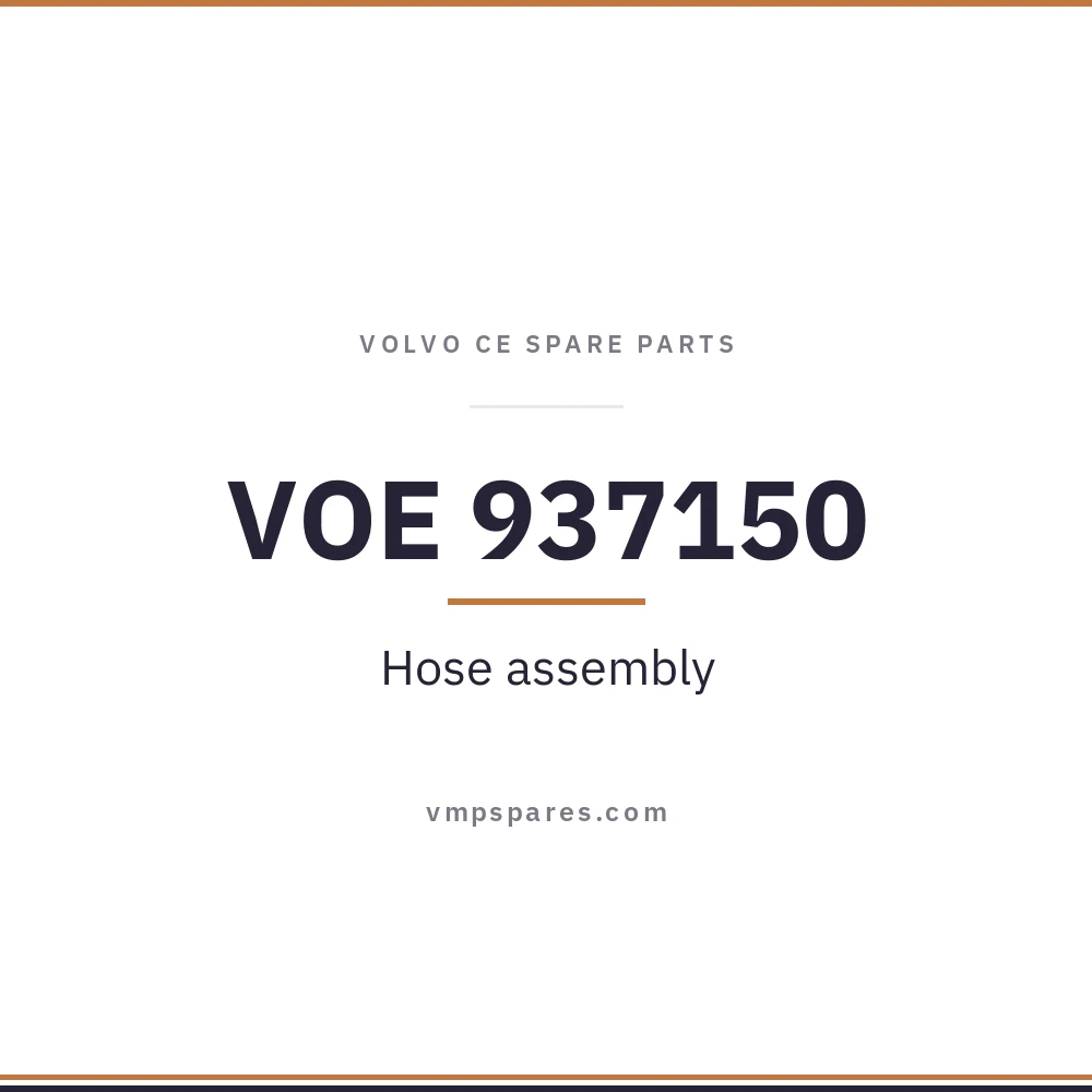VOE 937150 – Hose assembly