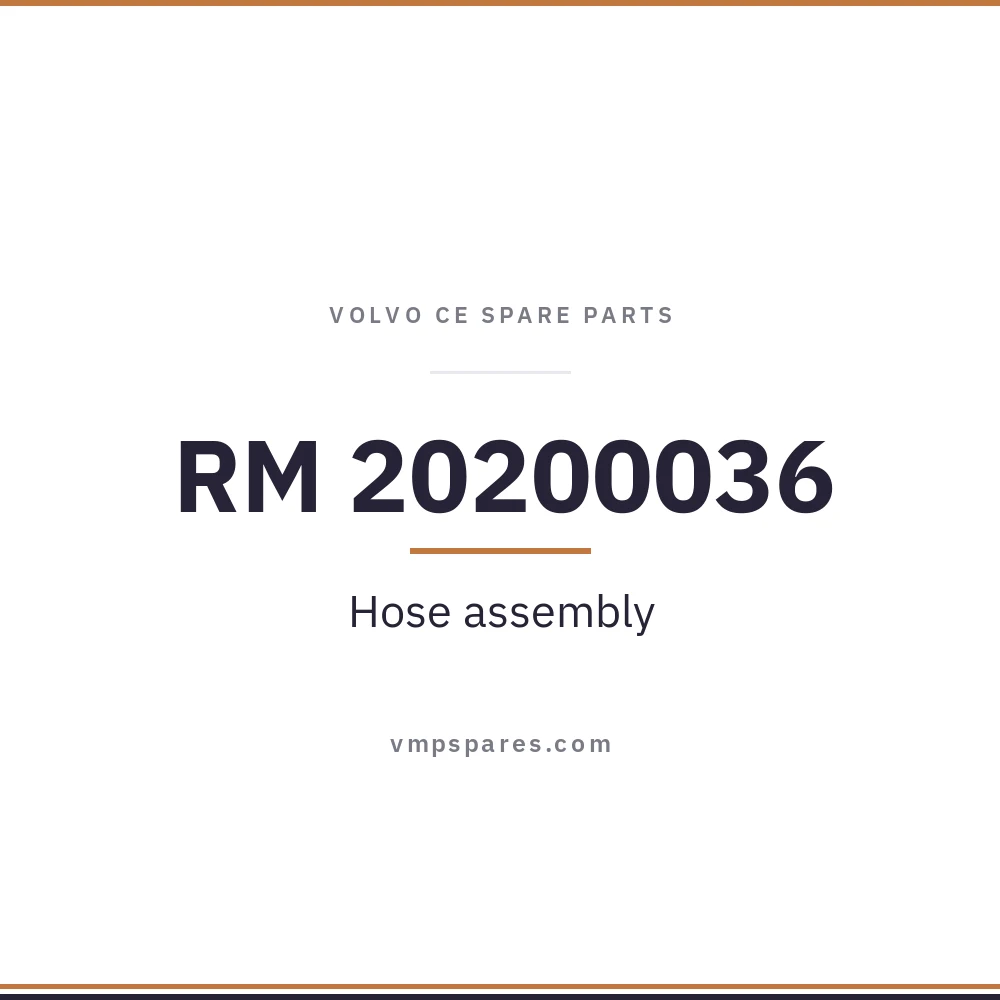 RM 20200036 – Hose assembly
