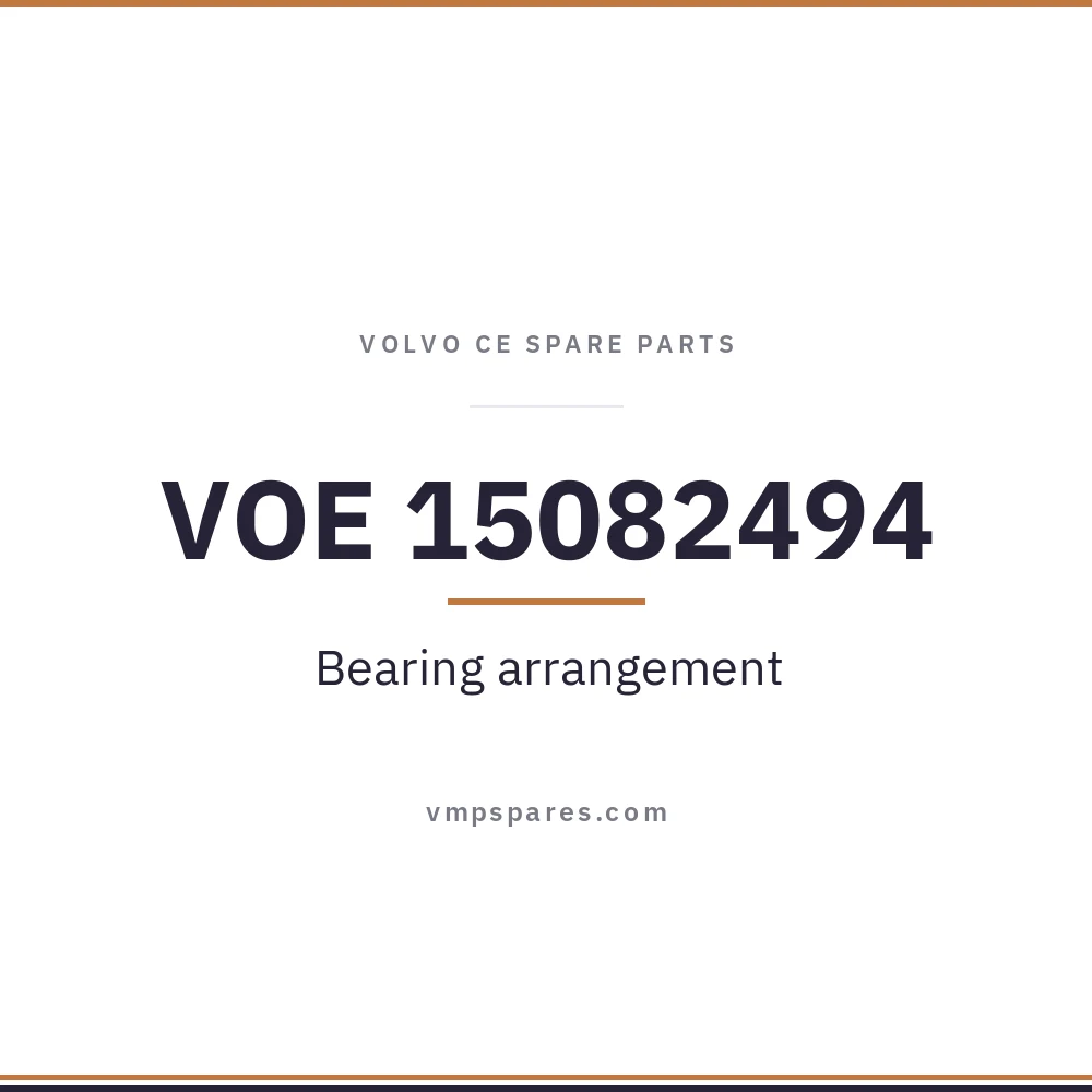 VOE 15082494 – Bearing arrangement