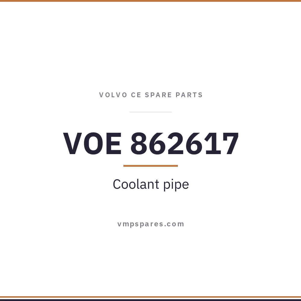 VOE 862617 – Coolant pipe