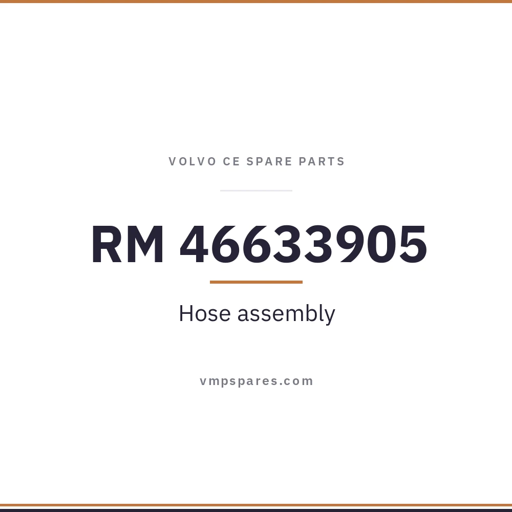 RM 46633905 – Hose assembly