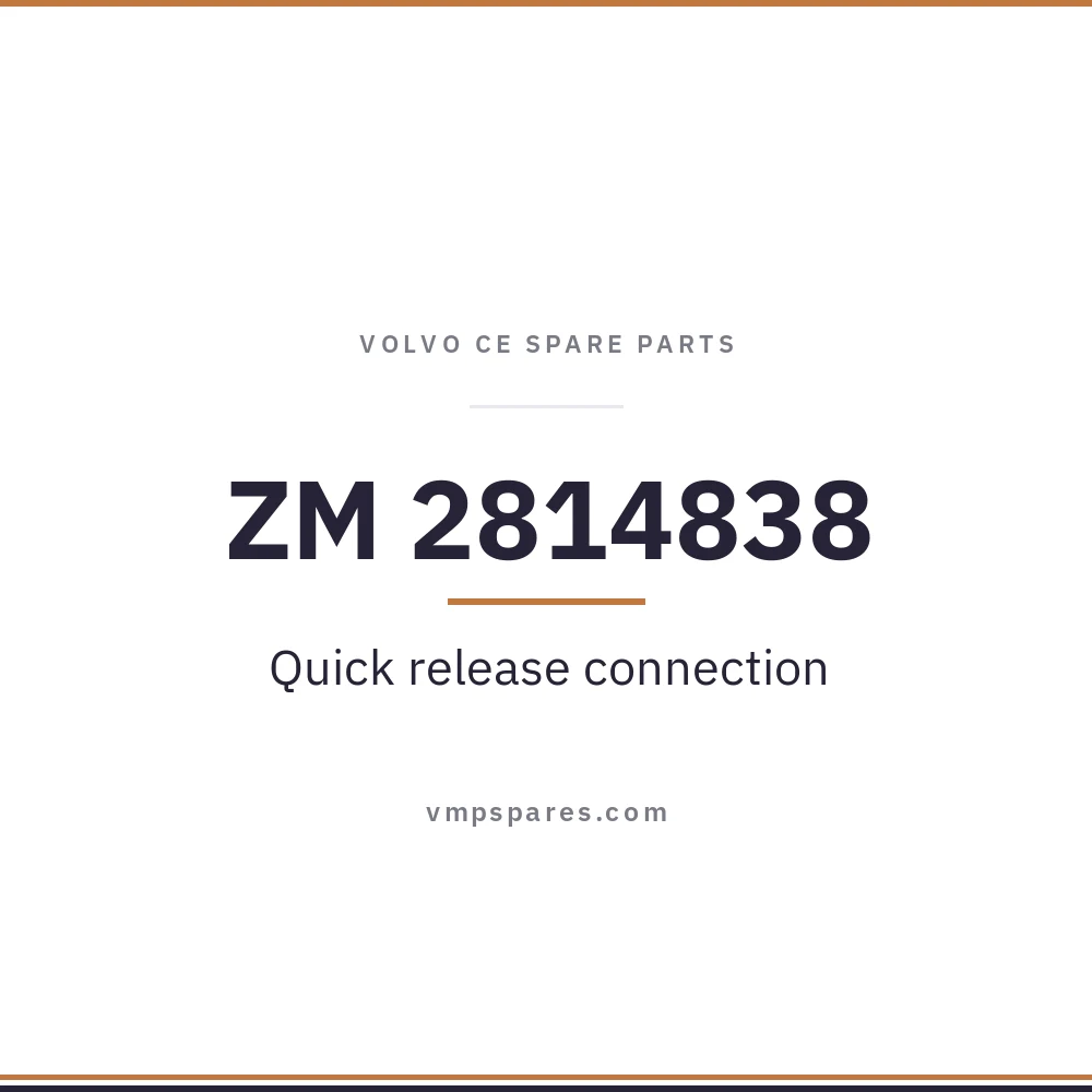 ZM 2814838 – Quick release connection