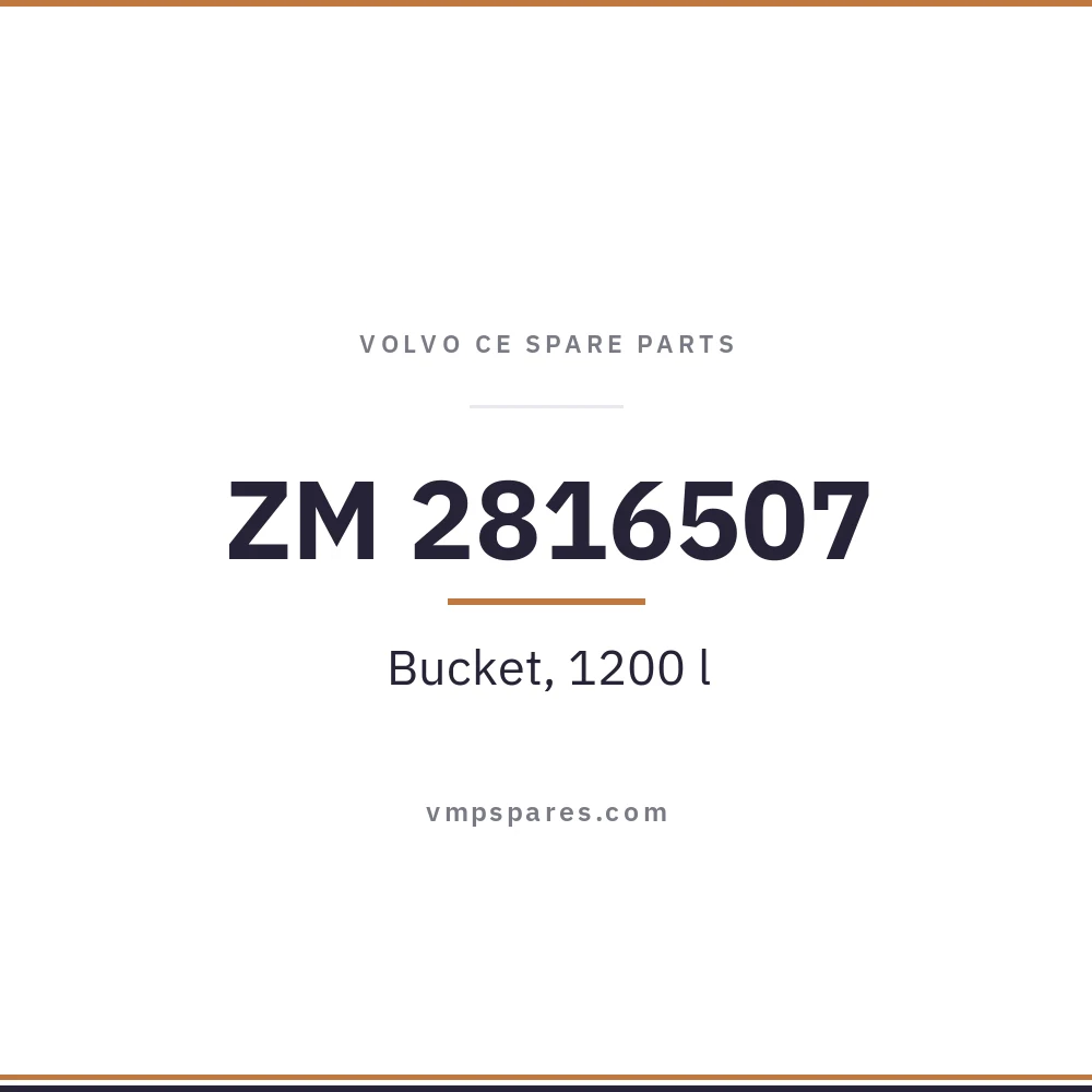 ZM 2816507 – Bucket, 1200 l