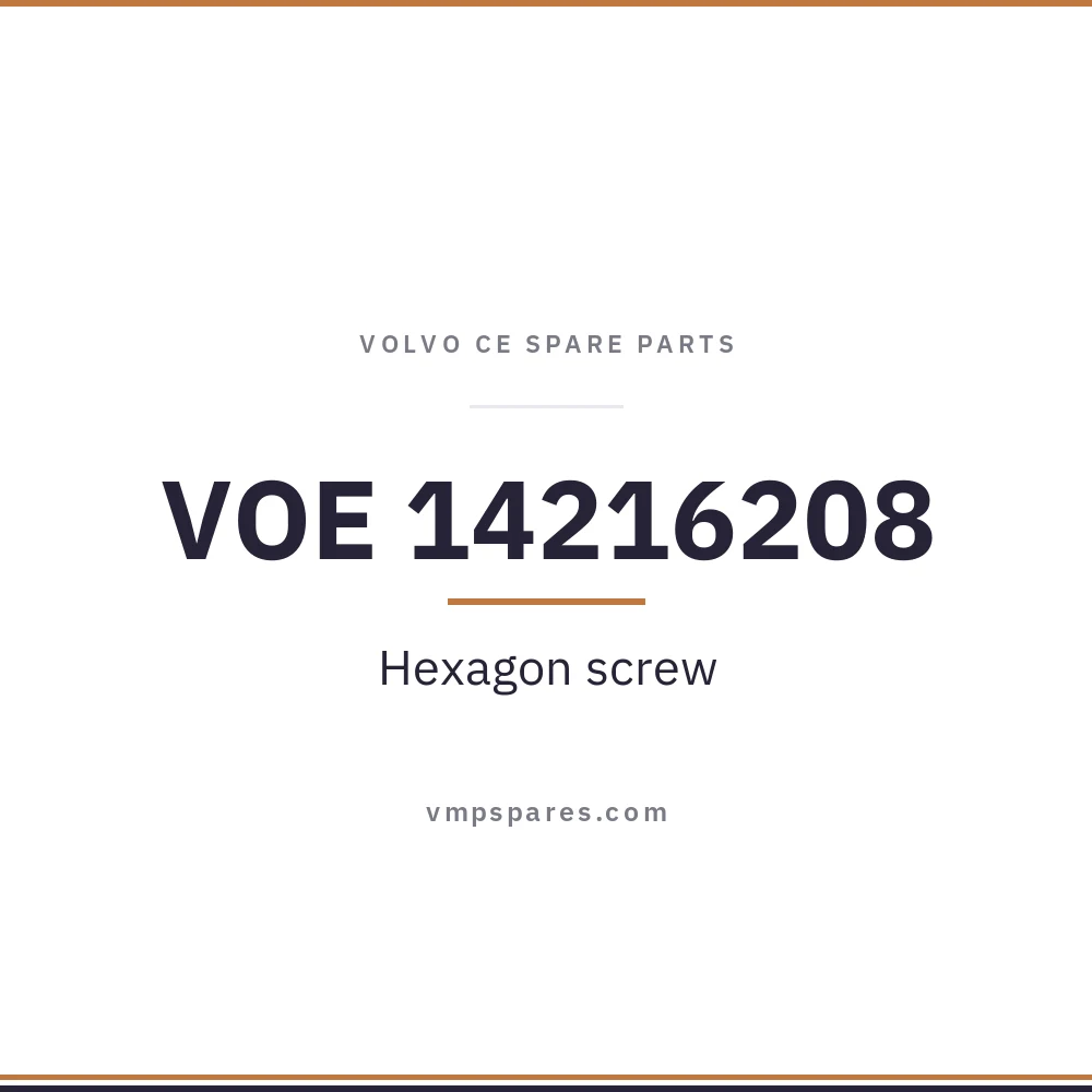 VOE 14216208 – Hexagon screw