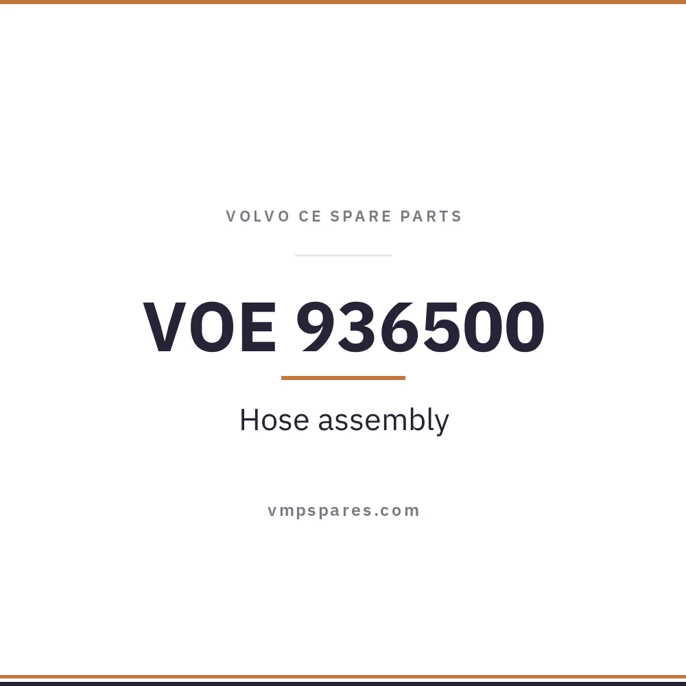 VOE 936500 – Hose assembly
