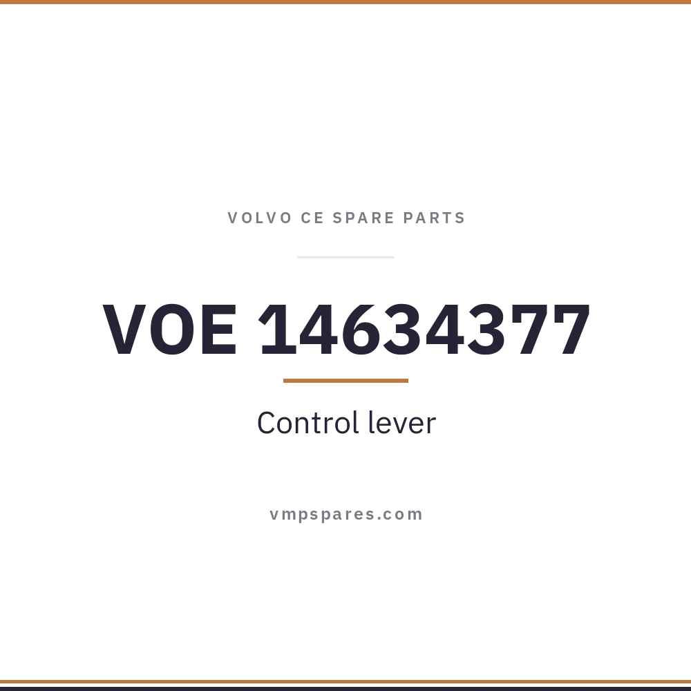VOE 14634377 – Control lever