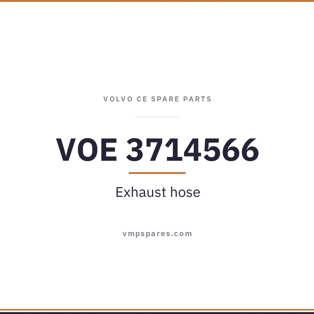 VOE 3714566 – Exhaust hose