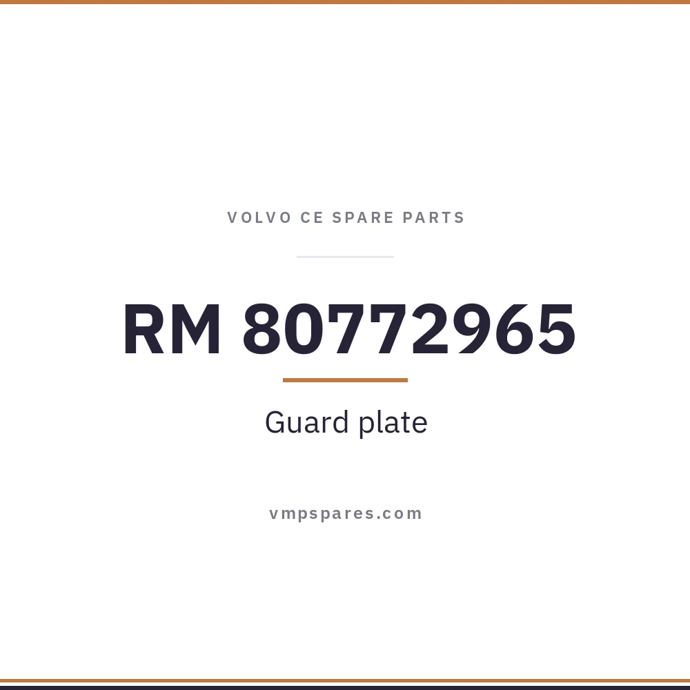 RM 80772965 – Guard plate