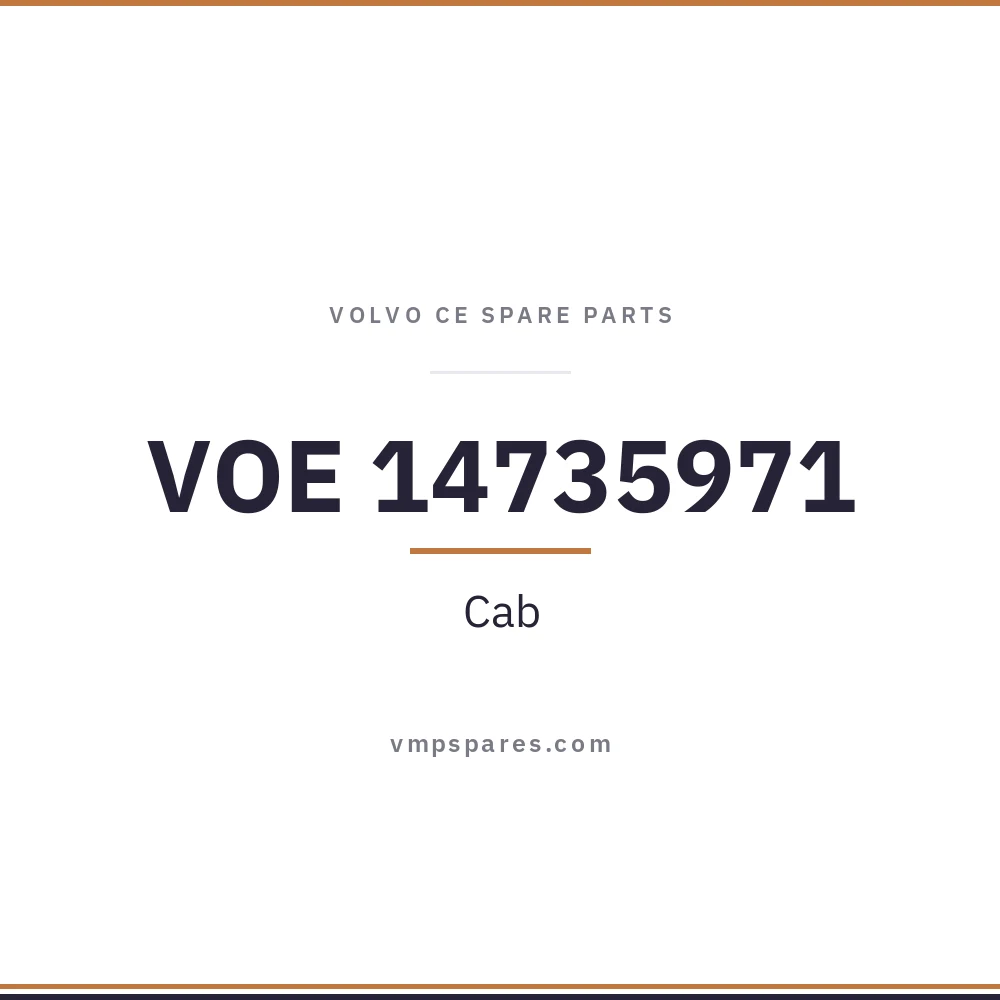 VOE 14735971 – Cab