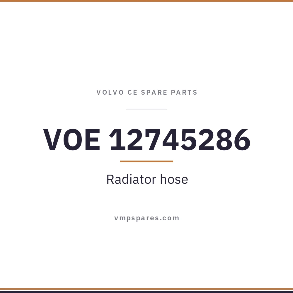 VOE 12745286 – Radiator hose