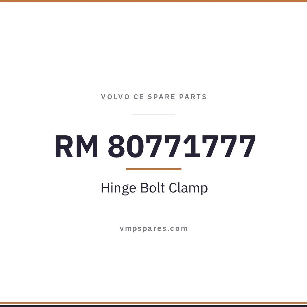 RM 80771777 – Hinge Bolt Clamp