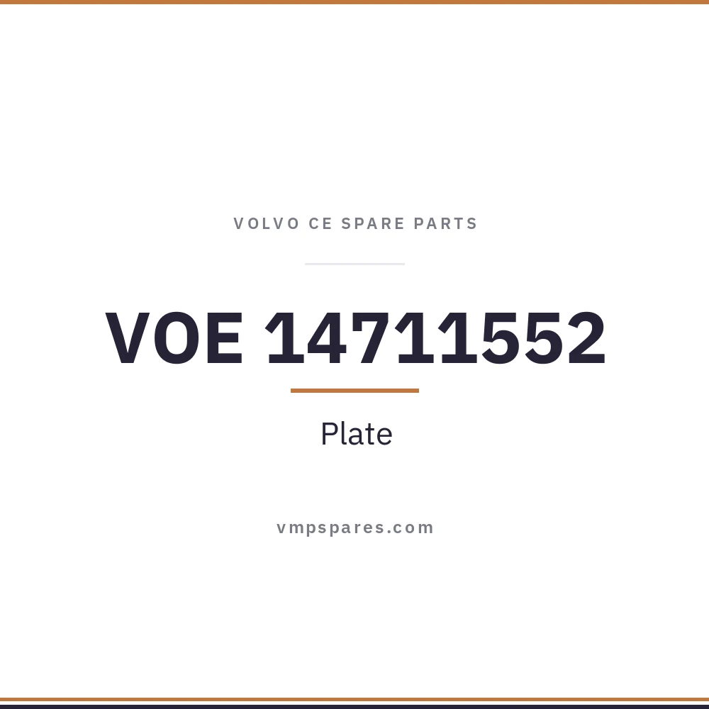 VOE 14711552 – Plate