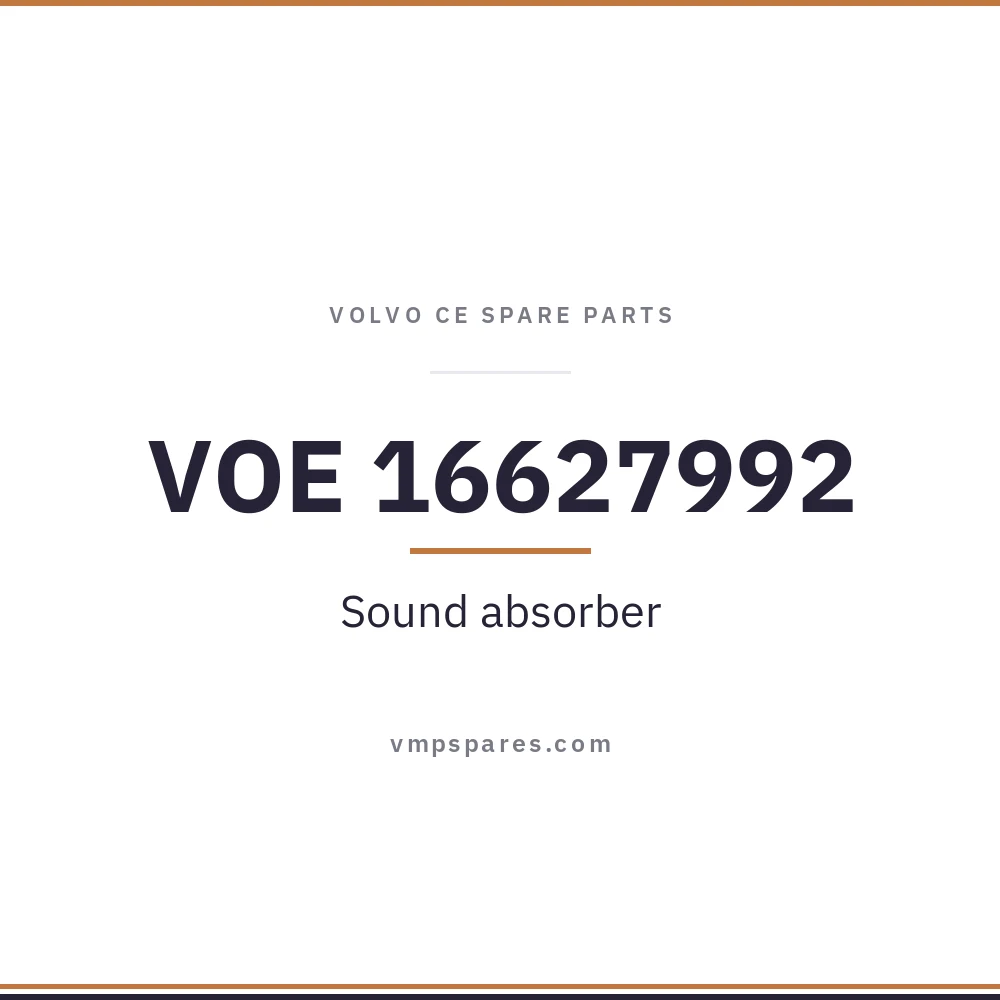 VOE 16627992 – Sound absorber