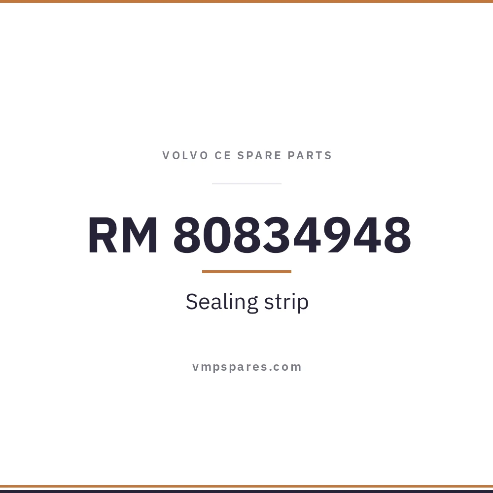 RM 80834948 – Sealing strip