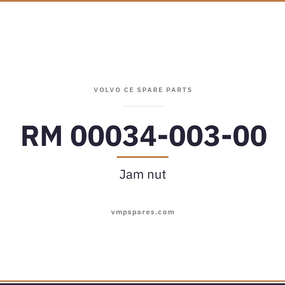 RM 00034-003-00 – Jam nut