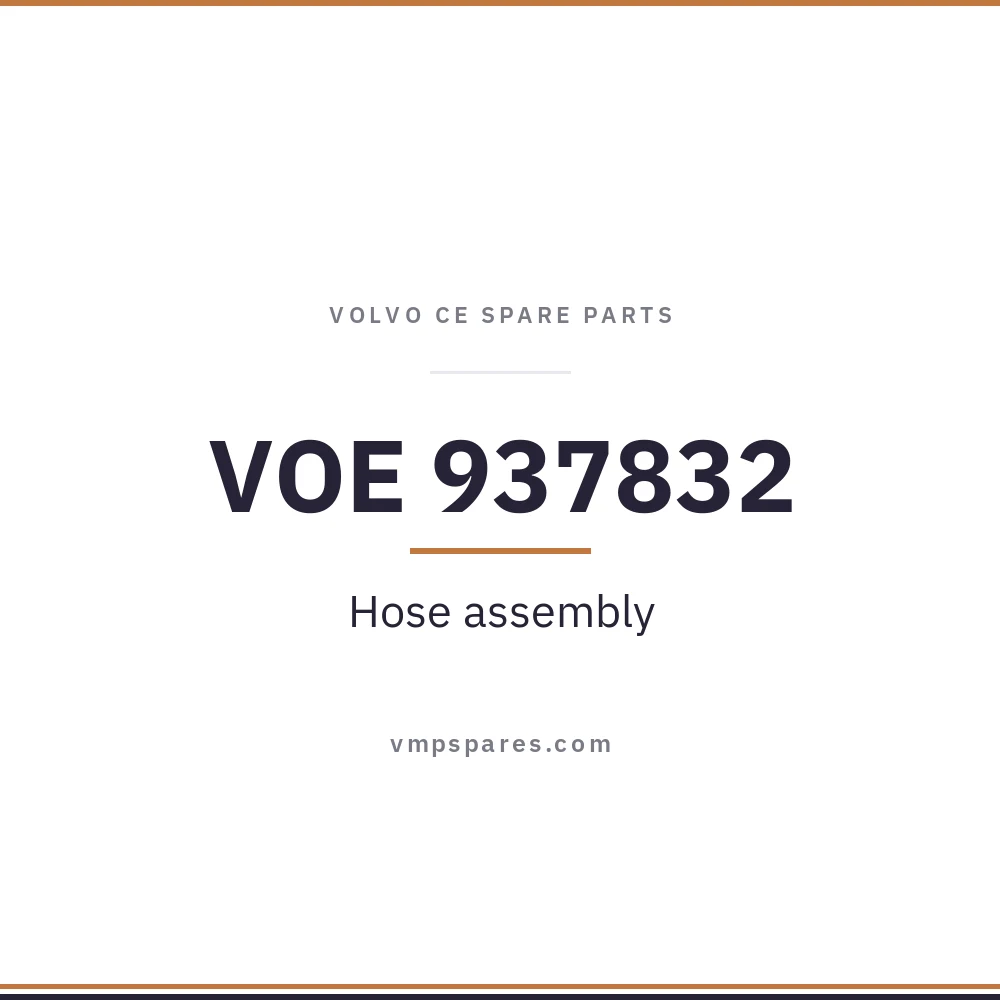 VOE 937832 – Hose assembly