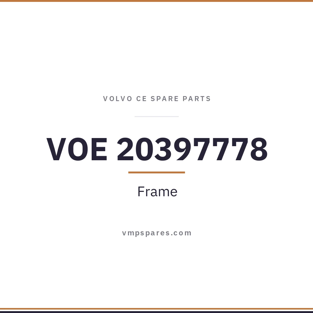 VOE 20397778 – Frame