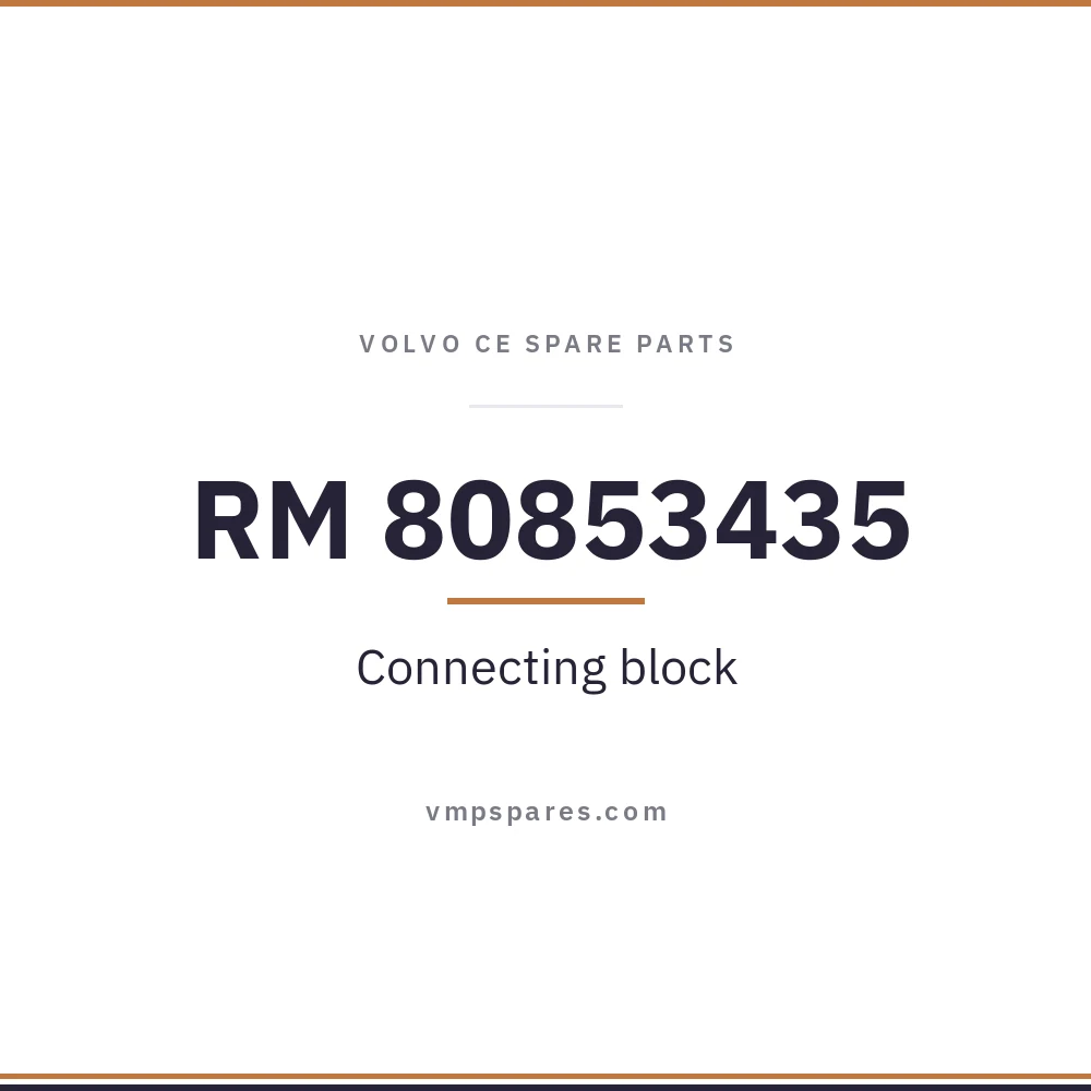 RM 80853435 – Connecting block