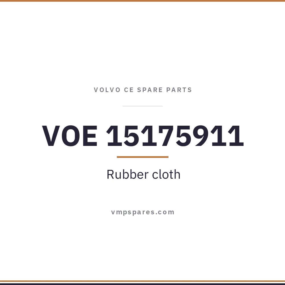VOE 15175911 – Rubber cloth