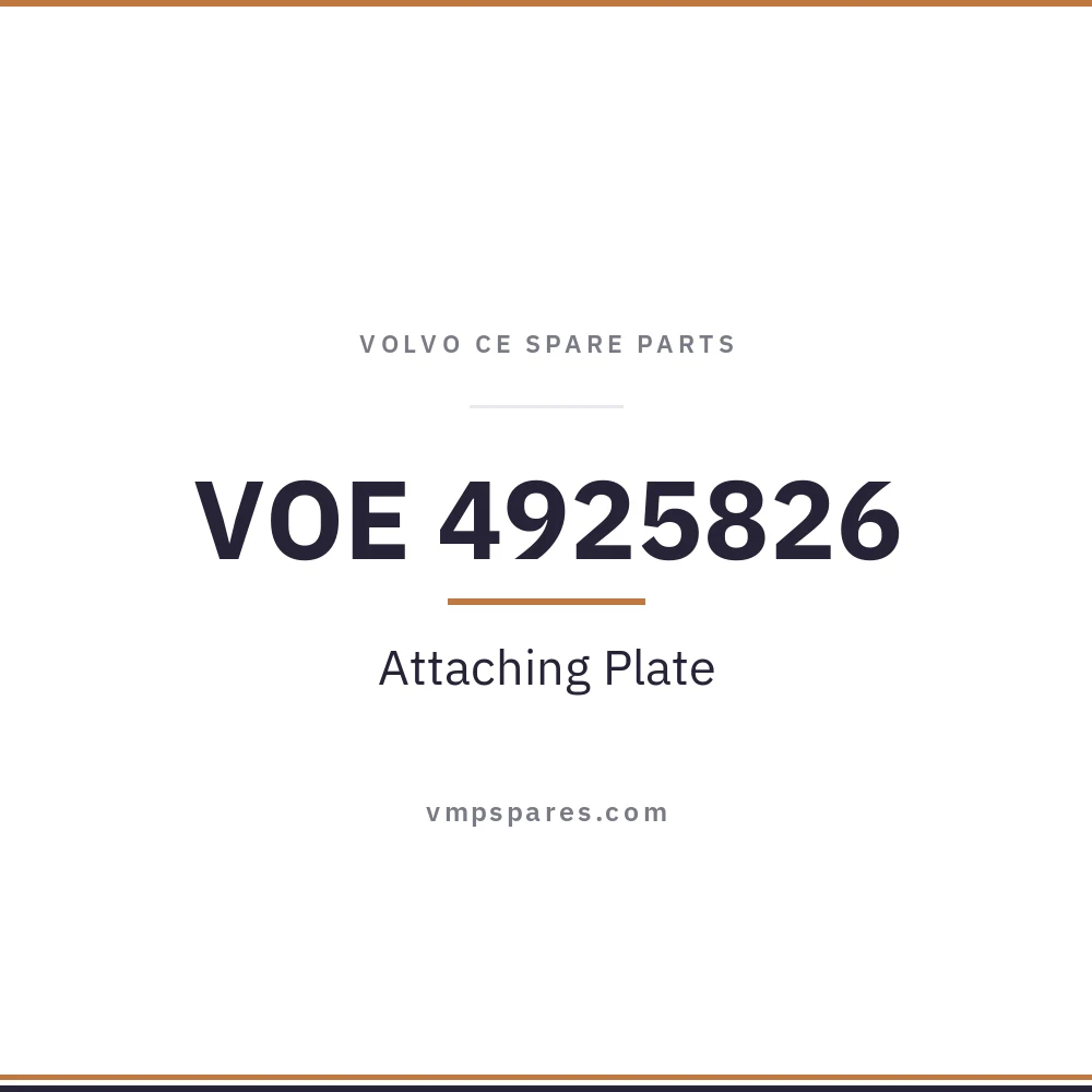 VOE 4925826 – Attaching Plate