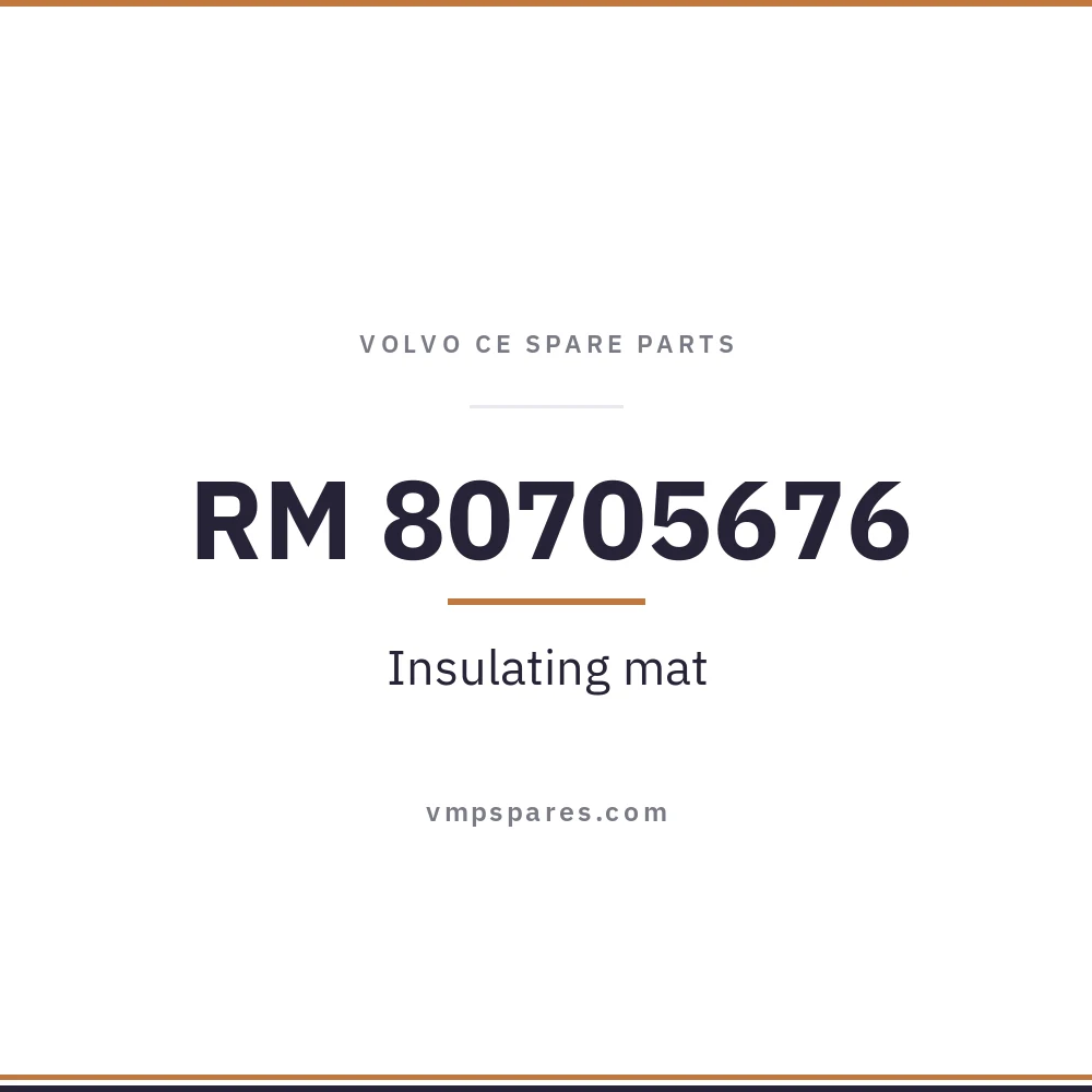RM 80705676 – Insulating mat
