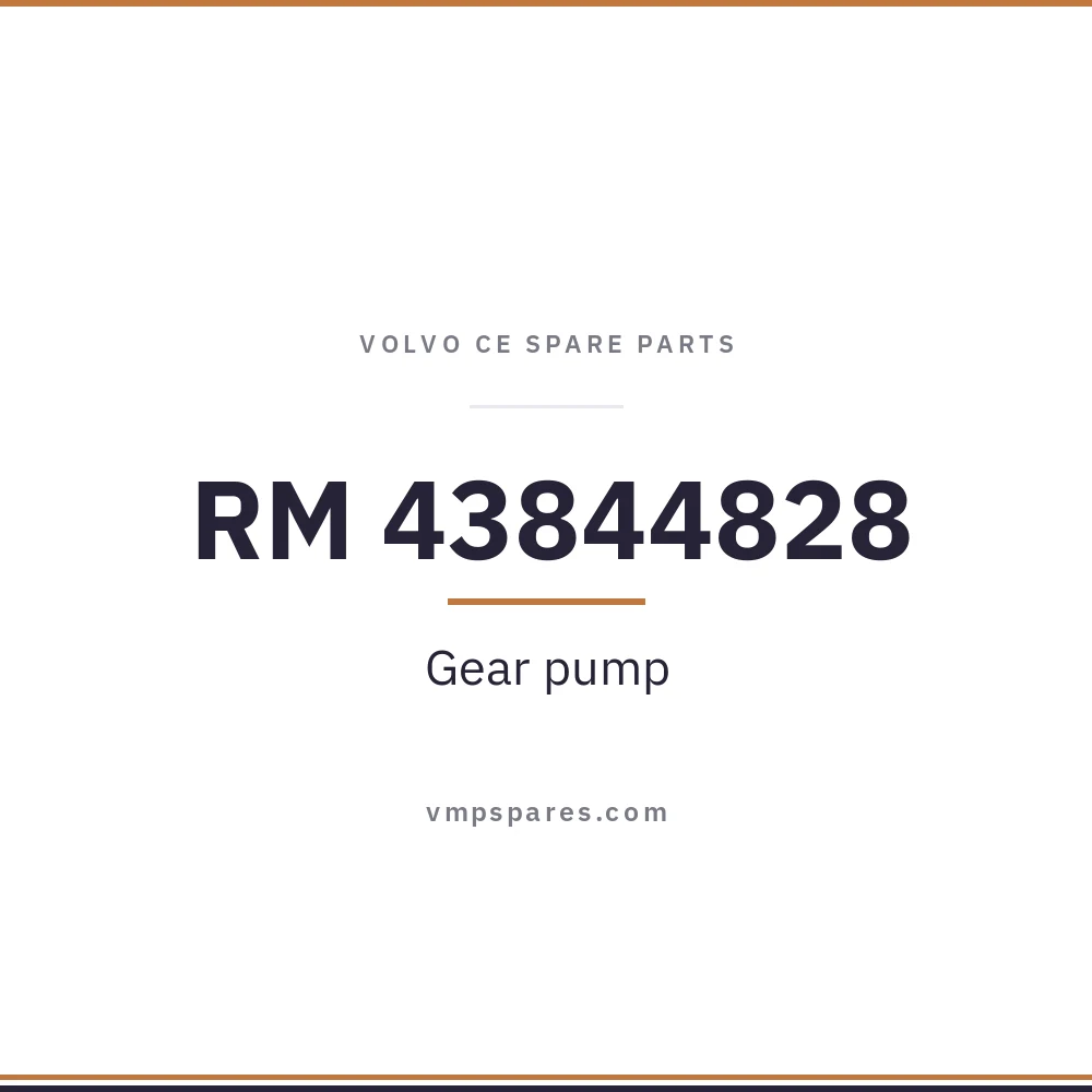 RM 43844828 – Gear pump