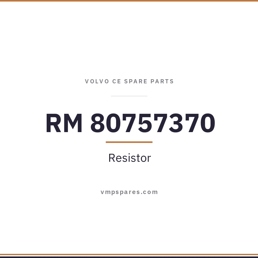 RM 80757370 – Resistor