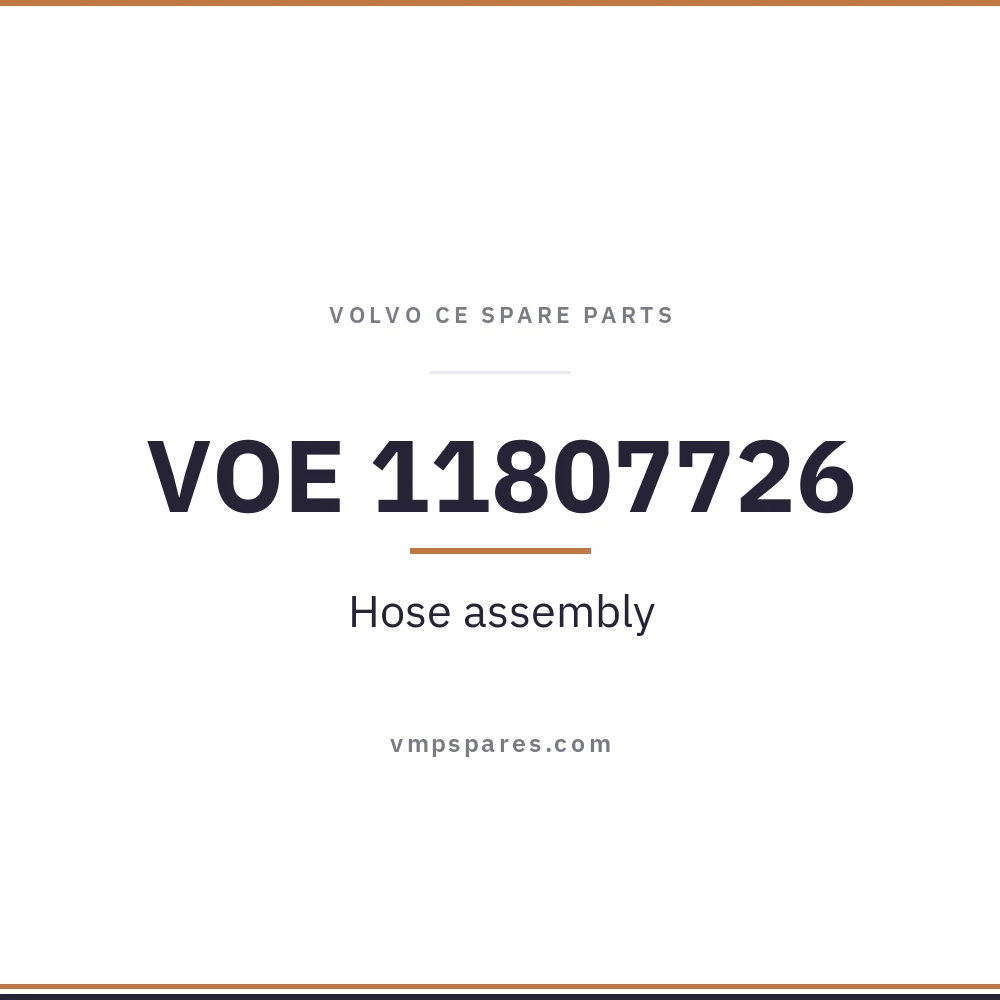 VOE 11807726 – Hose assembly