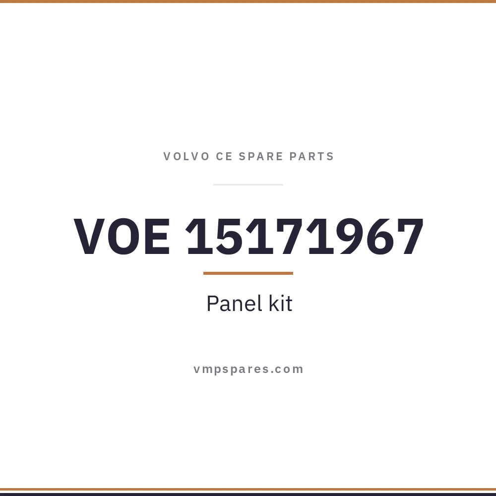 VOE 15171967 – Panel kit