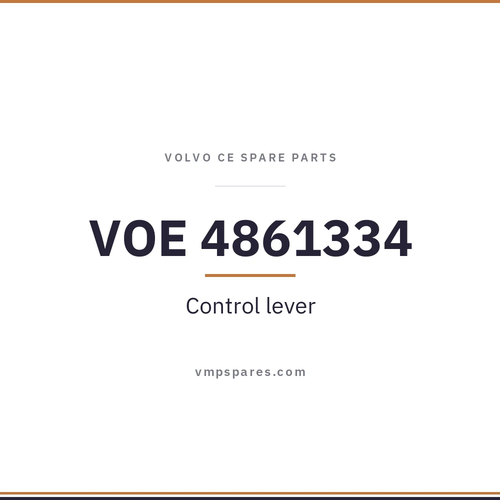VOE 4861334 – Control lever