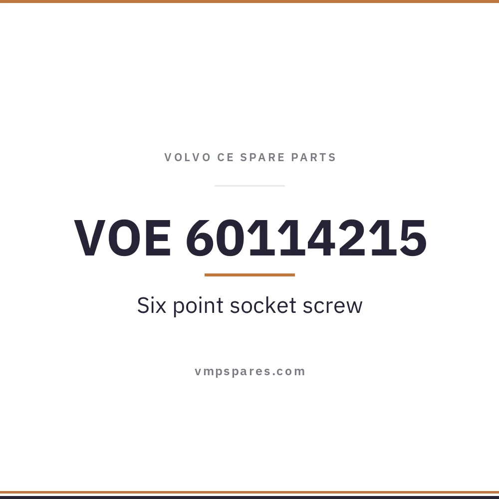 VOE 60114215 – Six point socket screw