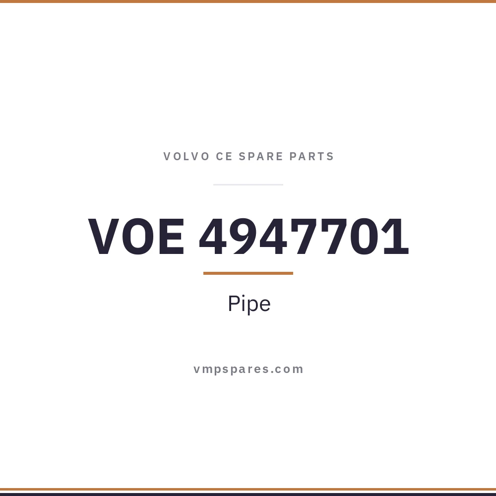 VOE 4947701 – Pipe