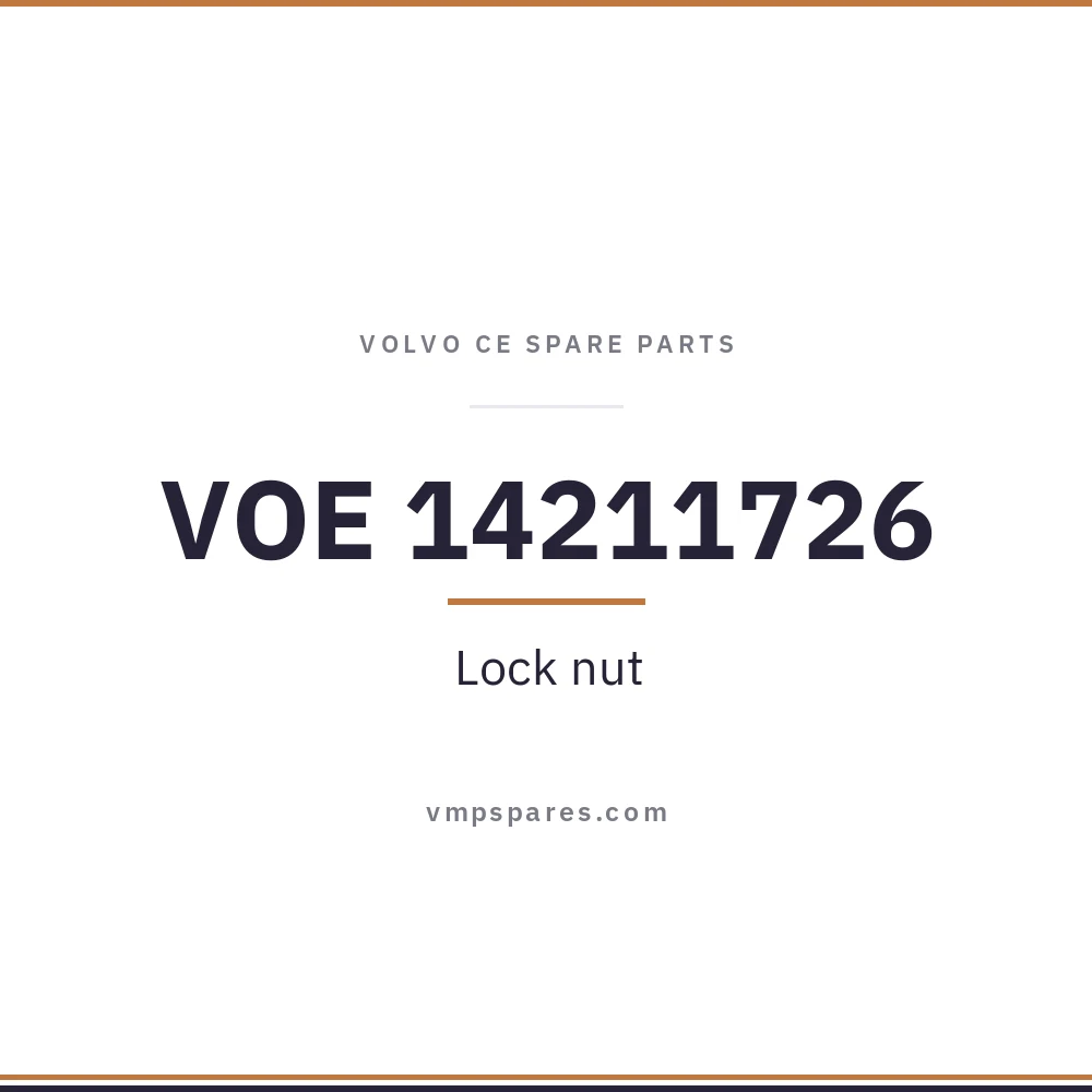 VOE 14211726 – Lock nut