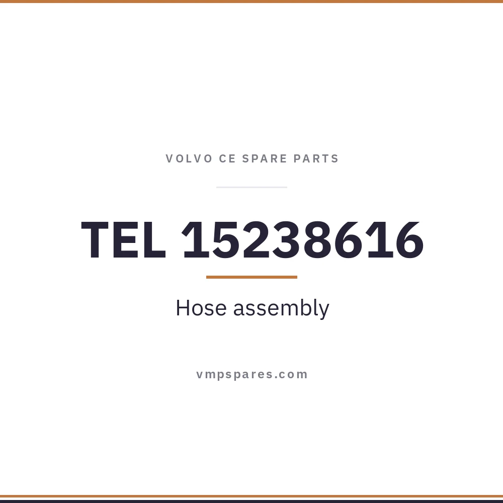 TEL 15238616 – Hose assembly