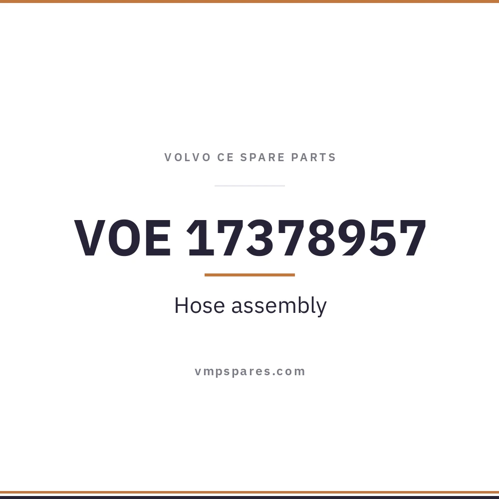 VOE 17378957 – Hose assembly