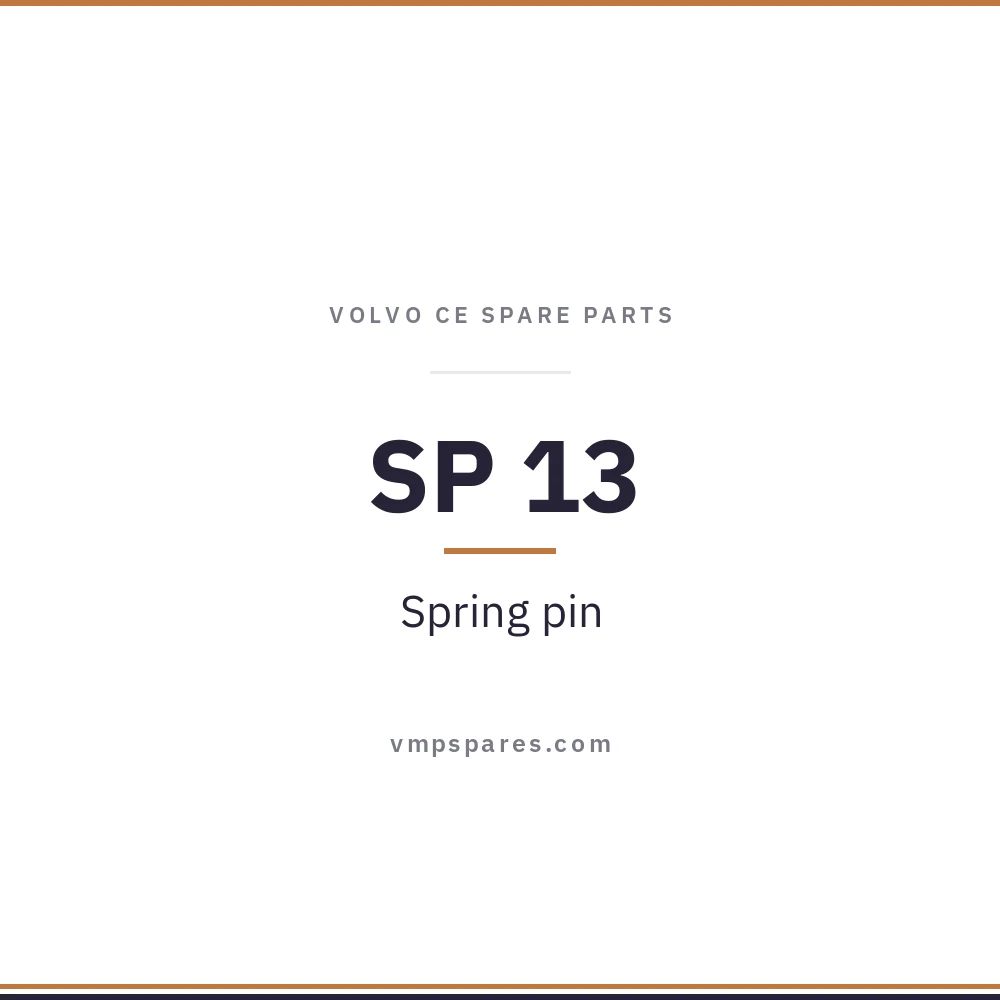 SP 13 – Spring pin
