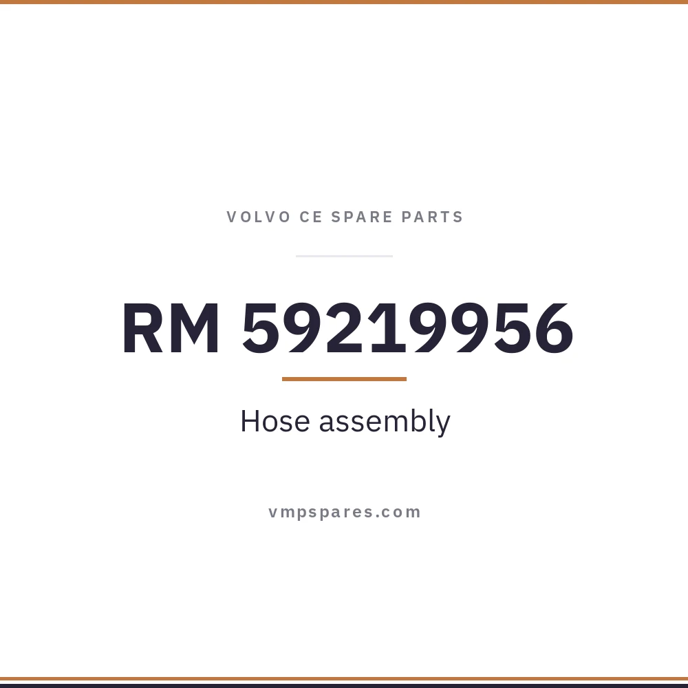 RM 59219956 – Hose assembly