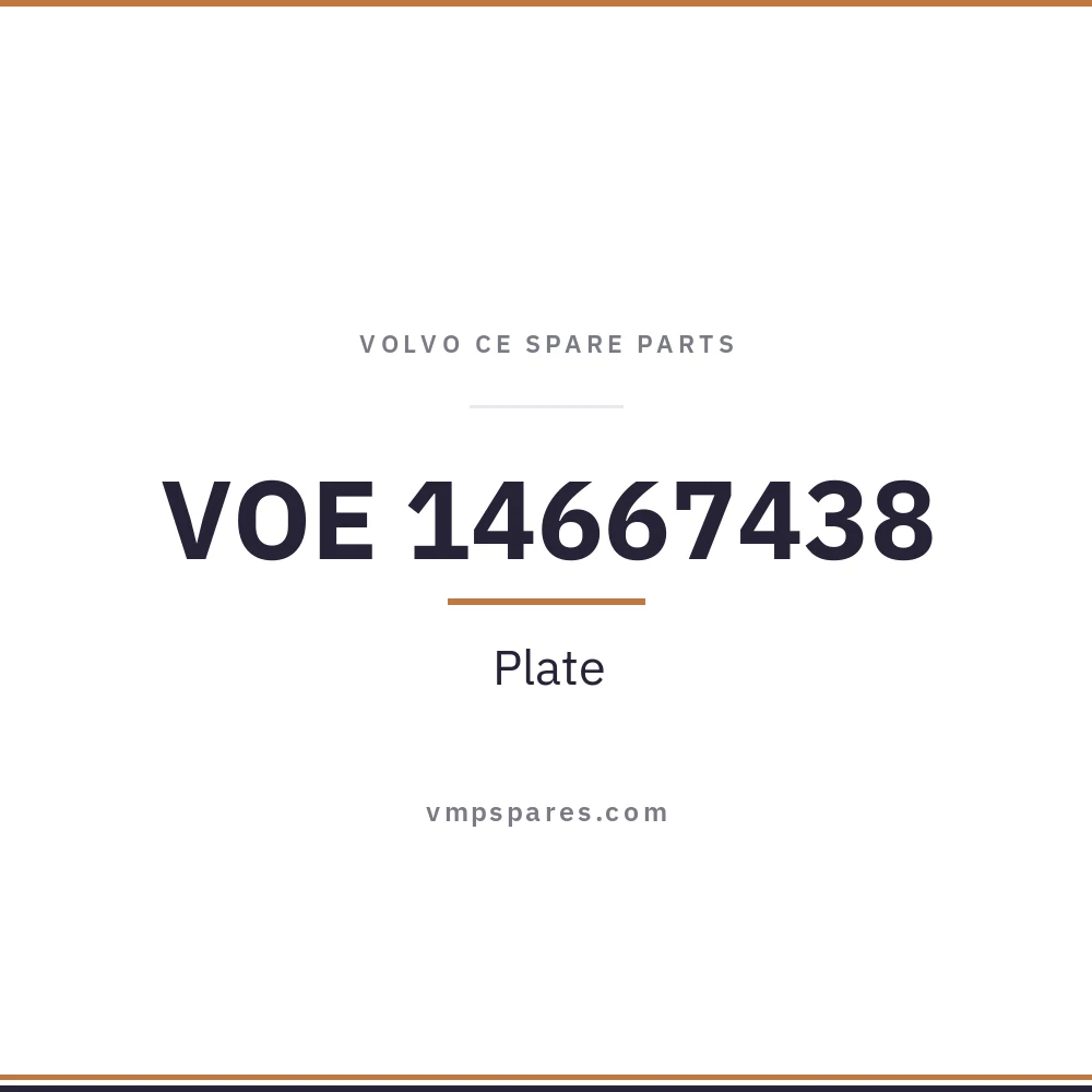 VOE 14667438 – Plate