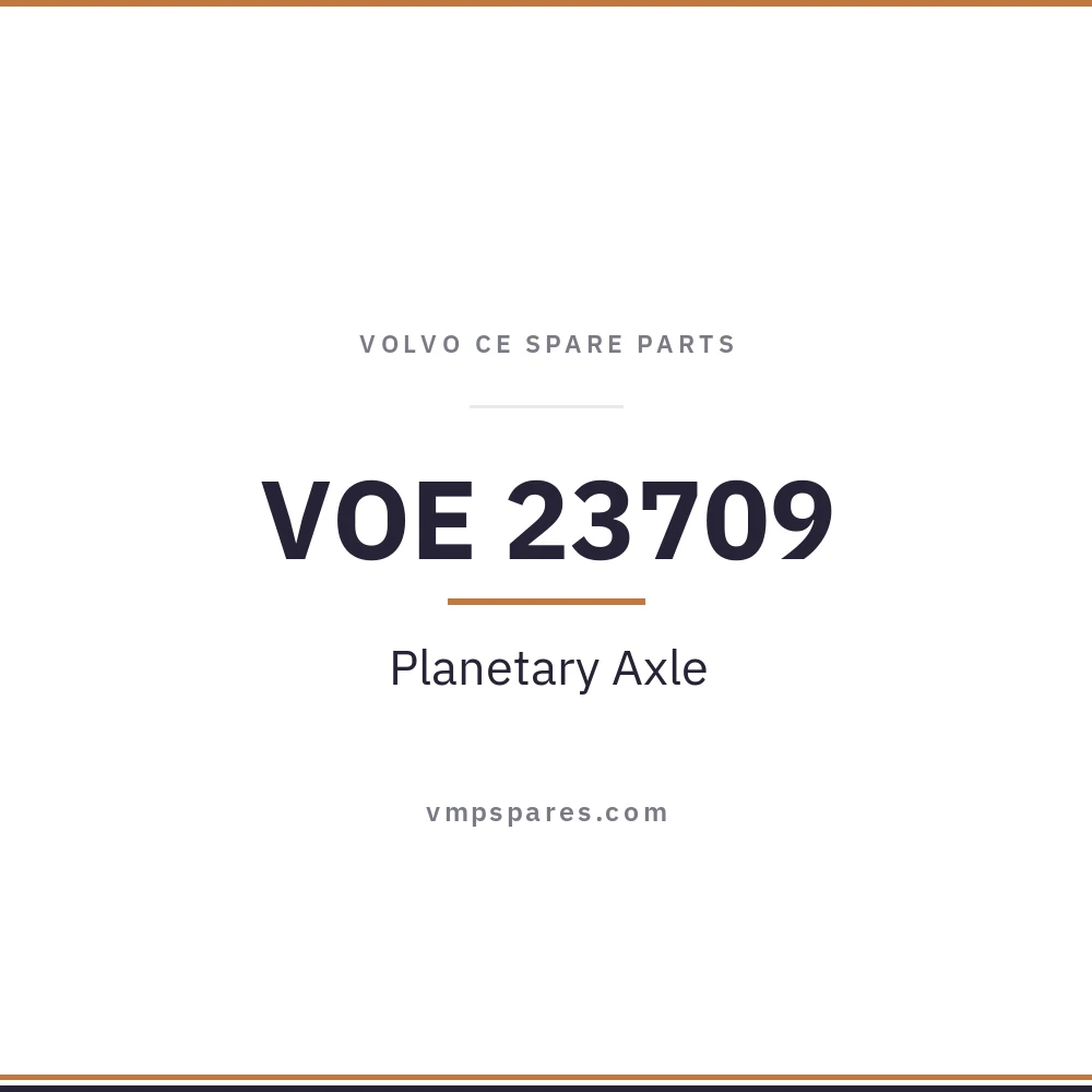 VOE 23709 – Planetary Axle