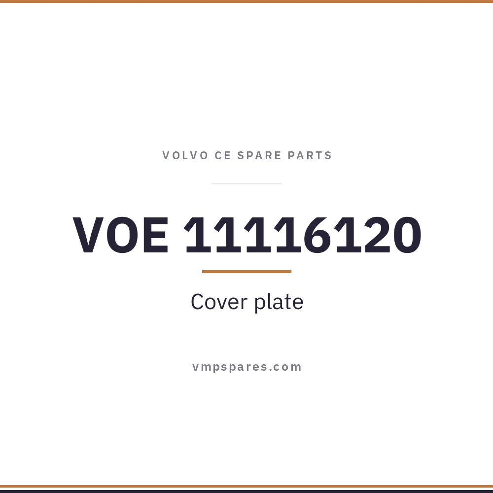 VOE 11116120 – Cover plate
